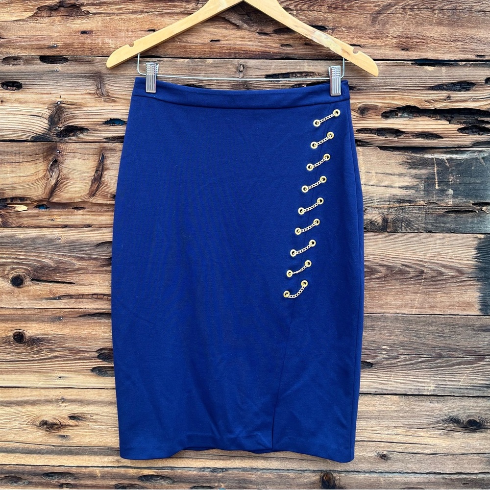 MICHAEL KORS | Royal Blue Pencil Skirt 6